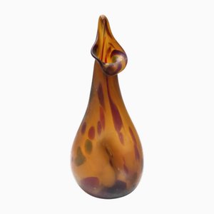 Amber Murano Glass Vase attributed to Anzolo Fuga, Italy, 1940s attributed to Anzolo Fuga