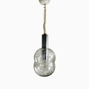 Italian Glass Ceiling Lamp by Tobia Scarpa for Flos, 1960s