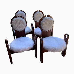 Vintage Dining Chairs by Szedleczky, 1970s, Set of 4