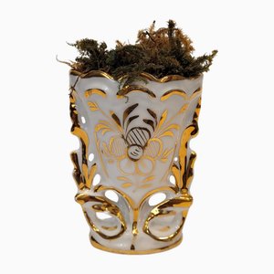 Jarrón de porcelana de Vieux Paris, France, años 30