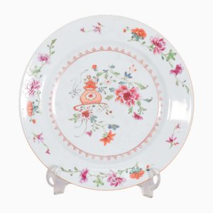 Assiette en Porcelaine Qing Dynasty, Chine, 1850s