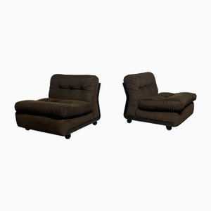 Fauteuils Amanta par Mario Bellini pour B&B Italia, 1973, Set de 2