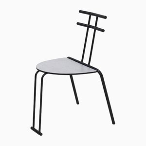 Silla auxiliar posmoderna, años 80