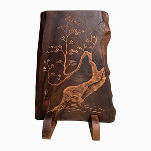 Japanese Wooden Decoration Sakura, 1973