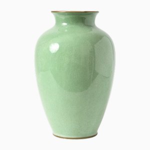Crackle Glasur Celadon Porzellanvase von Rosenthal, 1930er