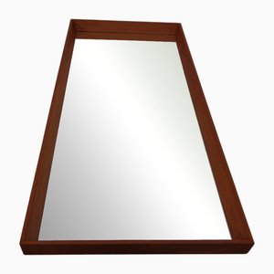 Large Teak Mirror, Denmark, 1960s