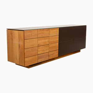 V-Montana Wooden Sideboard in Brown and Grey from Voglauer