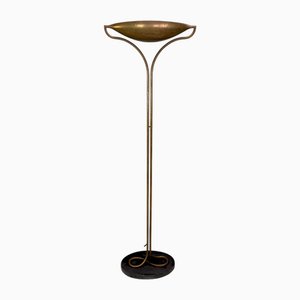 Lampada da terra Messing attribuita a Florian Schultz, 1979