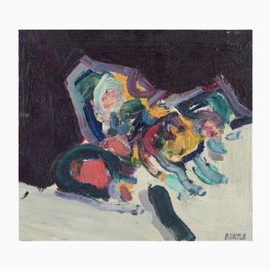 Lars Bertle, Abstract Composition, 1967, Oil on Canvas
