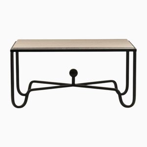 Cream Limestone Entretoise Coffee Table by Atelier Cabanel