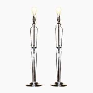 Milne Table Lamps by Elsie Roberts, Oswald Partridge, Set of 2