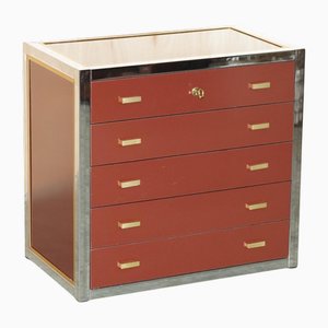 Mid-Century Modern Renato Zevi Italy Chests of Drawers Margaret Thatcher Estate