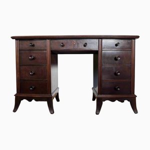 Vintage Schreibtisch aus Mahagoni, 1950er