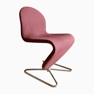 Silla System 1-2-3 atribuida a Verner Panton para Fritz Hansen Edition, 1973
