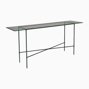 Table Console en Fer Fin du 20ème Siècle