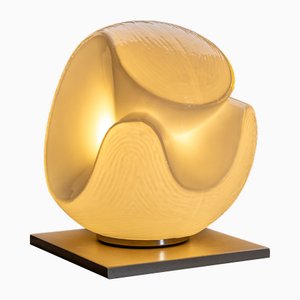 Round Table Lamp by Carlo Nason for A.V. Mazzega, Italy, 1970s