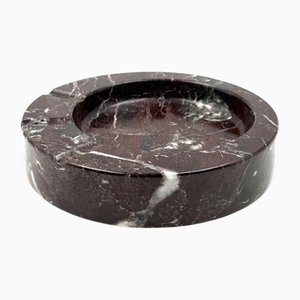 Red Levanto Marble Ashtray by Sergio Asti for Up&Up Carrara Italy, 1970s