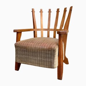 Rest Armchair attributed to Guillerme and Chambron, 1950s