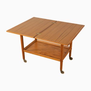 Extendable Serving Trolley by Poul Jeppesen for Poul Jeppesens Møbelfabrik, 1960s