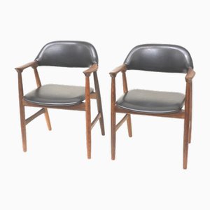 Kuhhorn Stühle von Mahjongg, 1960er, 2er Set