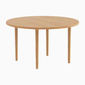Table Cast Round Minimaliste en Bois de Frêne par Pedro Sotomayor