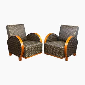Art Deco Sessel Set, 1930er