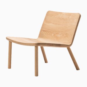 Fauteuil Moderne Minimaliste en Frêne Naturel par Daniel Schofield