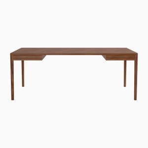 Minimalist Modern Work Desk in Walnut by Pedro Sotomayor