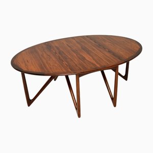 Danish Vintage Gate Leg Dining Table attributed to Niels Koefoed from Koefoeds Hornslet, 1960s