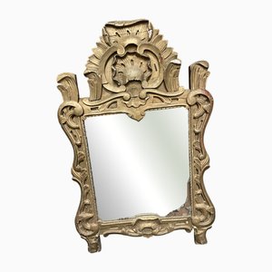 Mercury Mirror with Gold Leaf Gilded Frame