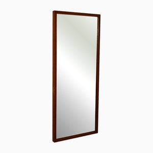 Skandinavischer Vintage Spiegel aus Teak, 1950er