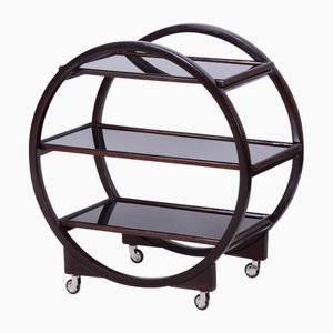 Carrello Art Deco in quercia di Thonet, quercia, anni '30