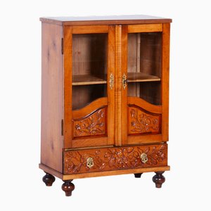 Small Empire Cabinet in Spruce and Cherry, 1870s