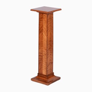 Art Deco Pedestal in Spruce and Oak, 1920s