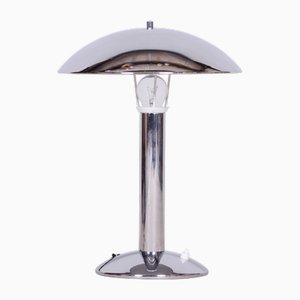Vintage Art Deco Tischlampe aus Chrom, 1930er