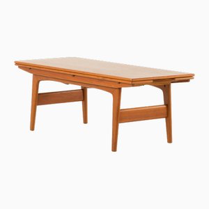 Mesa con ascensor Mid-Century de teca de Kai Kristiansen para Trioh, Dinamarca, años 60
