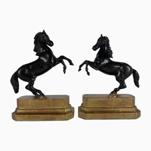 Grand Tour Horses, Early 1800s, Bronze, Set of 2