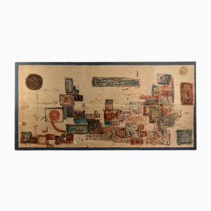 Guy Harloff, Composition abstraite, 1954, Pastel sur Papier