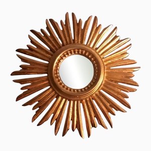 Espejo para el sol Mid-Century moderno de madera