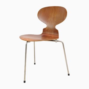 Model 3100 Ant Chair in Teak by Arne Jacobsen for Fritz Hansen, 1950