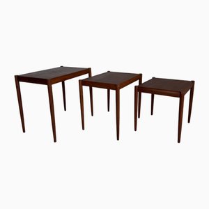 Nesting Tables in Teak, Denmarkl 1960s, Set of 3