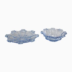 Vintage Glass Bowls, 1970s, Set of 2