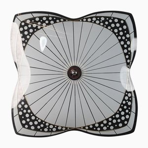 Mid-Century Modern Glass Wall Light
