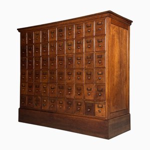 French Oak Pharmacy Cabinet