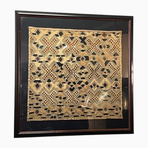 Framed Kuba Weaving, 1950s