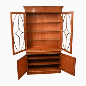 Georgian Revival Walnut Library Bookcase, 1930s