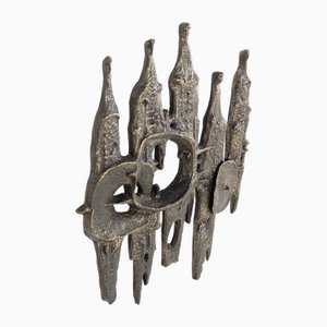 Scultura da parete brutalista, anni '70