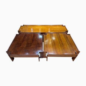 Large Modular Coffee Tables, 1970s, Set of 3