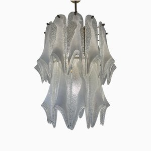 Lampadario Art in vetro attribuito a Mazzega, anni '60