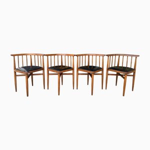 Corner Chairs attributed to Josef Hoffmann, 1910s, Set of 4